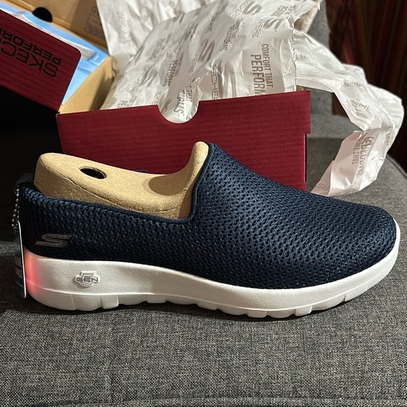 Skechers Shoes - Skechers Women's Go Walk Joy Sneakers - Navy Blue 7.5 W NIB